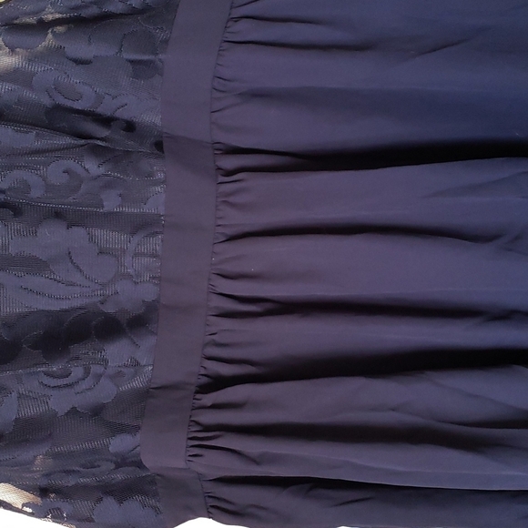 SunnyMe Navy Floral Illusion Top Dress Size 2XL - Picture 3 of 7